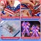 2-Pack Lighted Large Patriotic Bows – 20 x 11 Inch Red, White & Blue Star Burlap Wreath Bows for 4th of July, Veterans Day, Independence Day, Tree Topper, and Holiday Decor